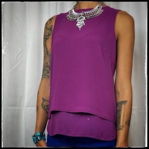 Rose + Olive Sleeveless Blouse